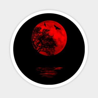 the red moon Magnet